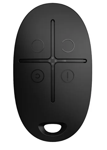картинка Ajax SpaceControl (black) Брелок 4-х кнопочный с обратной связью от магазина Одежда+